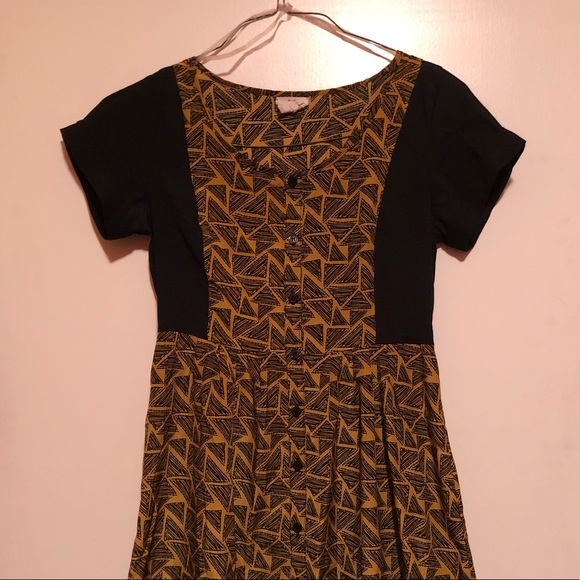 ModCloth Pattern Shirt Dress